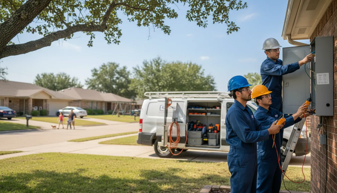Certified electrician providing emergency electrical services in Easton, MO